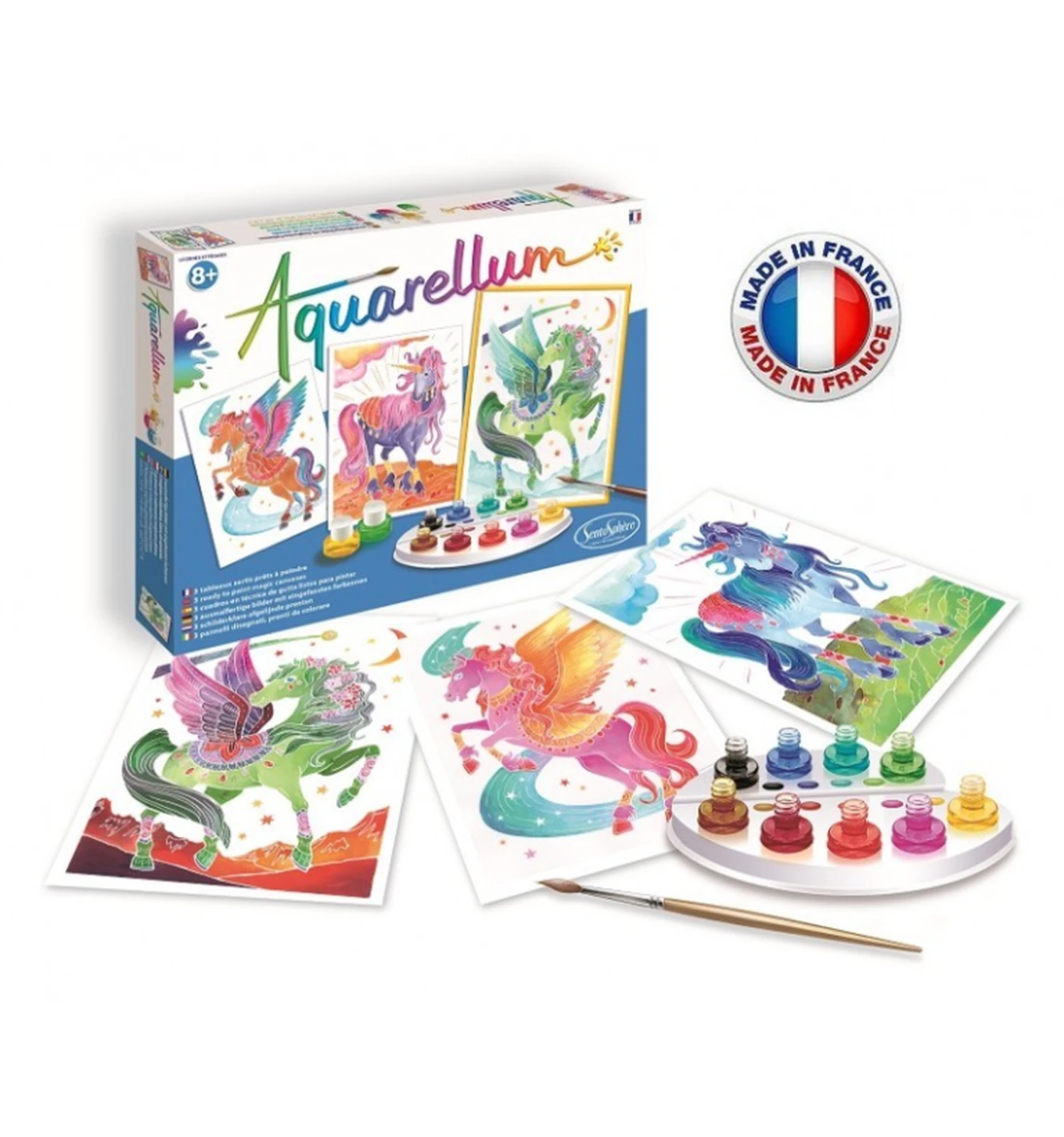 Aquarellum Eenhoorn En Pegasus – Knutselpakket Schilderen Sentosphere 4 Aquarellum Eenhoorn En Pegasus – Knutselpakket Schilderen Sentosphere - Afbeelding 2