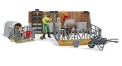 Bruder 62611 Koe- En Kalverstal Met Boer -Speelactief Winkel bruder 62611 koe en kalverstal met boer 3