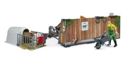 Bruder 62611 Koe- En Kalverstal Met Boer -Speelactief Winkel bruder 62611 koe en kalverstal met boer 4