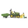 Bruder 62104 John-Deere Zitmaaier + Aanhanger En Tuinman 2 Bruder 62104 John-Deere Zitmaaier + Aanhanger En Tuinman -Speelactief Winkel bruder bruder 62104 john deere zitmaaier met aanhanger