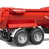 Bruder 02225 Tandemas Aanhangwagen Halfpipe Trailer Krampe -Speelactief Winkel bruder tandemas halfpipe trailer krampe