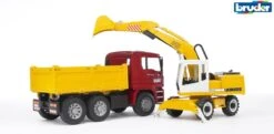 Bruder 2751 Kipper Vrachtwagen MAN TGA Met Liebherr Hydr Wielkraan -Speelactief Winkel bruder 2751 man vrachtwagen kipperauto zandauto met liebherr wielkraan 2426 3