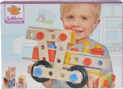 Eichhorn 4in1 Constructor 100-dlg Houten Constructie-speelgoed