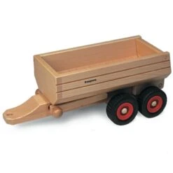 Houten Dumper Aanhanger Fagus -Speelactief Winkel houten kip aanhanger fagus 10.46 1