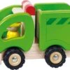 Houten Vuilniswagen 2 Houten Vuilniswagen -Speelactief Winkel houten vuilniswagen pintoy 55964