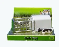Kidsglobe Kalverhut Met Kalfjes Schaal 1:32 -Speelactief Winkel kalverhut kalveriglo kidsglobe 2 1