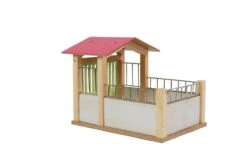 Kidsglobe Paardenbox Paardenstal 1 Box Rose/Wit 11 Kidsglobe Paardenbox Paardenstal 1 Box Rose/Wit -Speelactief Winkel kids globe 610206 paardenbox roze paardenstal enkel 8713219361238 1