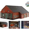 KidsGlobe 610111 Boerderij Met Stal 1:32 -Speelactief Winkel kidsglobe 610111 boerderij met stal woonhuis met stal