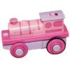 BigJigs BJT310 Locomotief Rose Op Batterijen -Speelactief Winkel locomotief op batterijen rose bigjigs bjt305 2