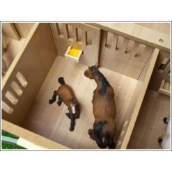 Kids-Globe Paardenstal Met 7 Boxen Kidsglobe -Speelactief Winkel paardenstal kidsglobe 610595 2