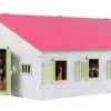 KidsGlobe Paardenstal Met 7 Boxen Pink-White -Speelactief Winkel paardenstal met 7 boxen rose kidsglobe 344941