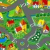 Speelkleed Little Village Speeltapijt 95×200 Cm Speelmat 2 Speelkleed Little Village Speeltapijt 95×200 Cm Speelmat -Speelactief Winkel speeltapijt little village