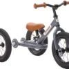 Trybike Steel Steelgrey 2in1 Loopfiets -Speelactief Winkel trybike loopfiets 2 in 1 staal grijs